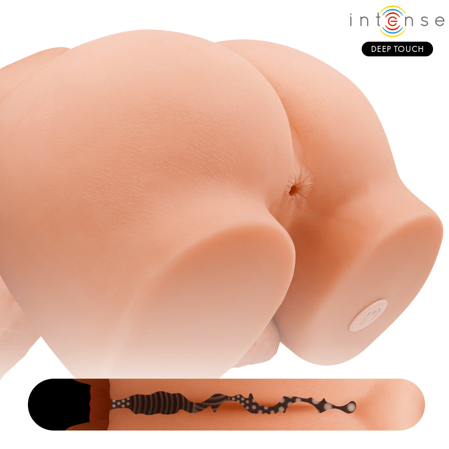 Realistischer Vibrator Deep Touch Richie-Torso mit Anus und Realistischem mit Druck- und.4