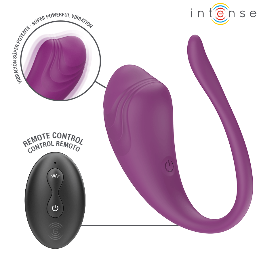 Vibrator Olivia Purple Vibrations-Ei mit Fernbedienung 8 x 3,6 cm.2