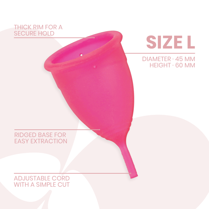 Intimichic - Menstrual Cup Medizinisches Silikon - Grösse L