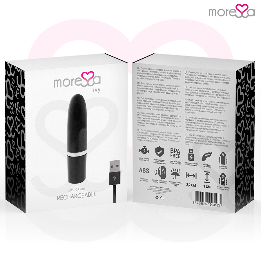 Ivy Reise-Vibrator Schwarz – Ansicht 7