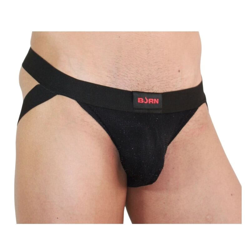 Jockstrap 003 Glänzend Schwarz Größe L – Ansicht 2