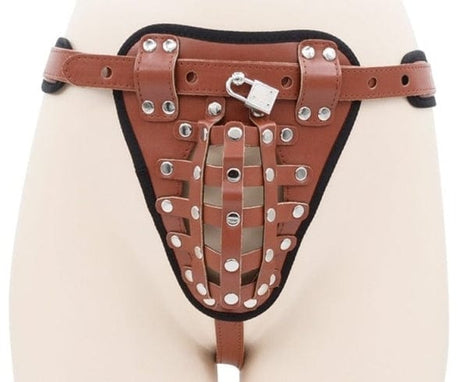 Keuschheitsgürtel Belt Full Braun