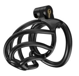 Keuschheitskäfig Tortille M 7 x 3.4 cm Schwarz