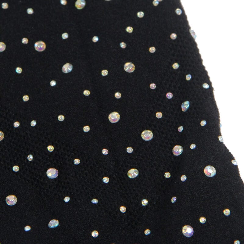 Kleid Netzkleid mit Strasssteinen Schwarz Einheitsgröße – Ansicht 8