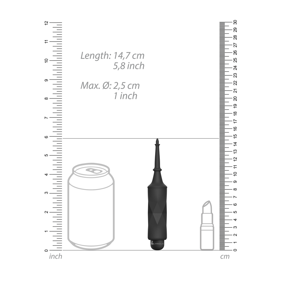 Klitoris-Stimulator Circe mit feiner Spitze 14,7 x 2,5 cm – Ansicht 7