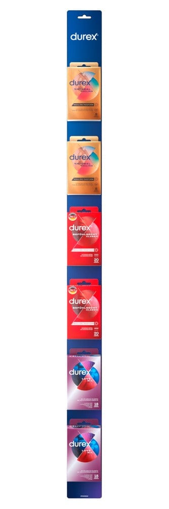 Kondome Durex Clipstrip Kollektion
