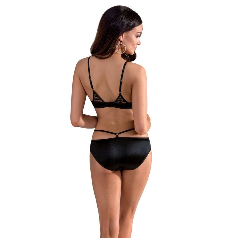Lara Zweiteiliges Bikini-Set Schwarz L/XL – Ansicht 2