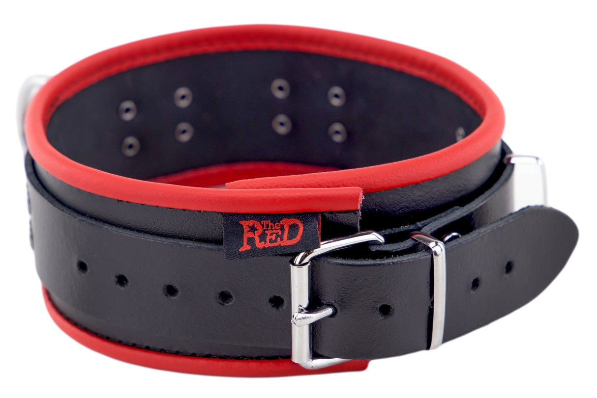 Lederhalsband D-Ring