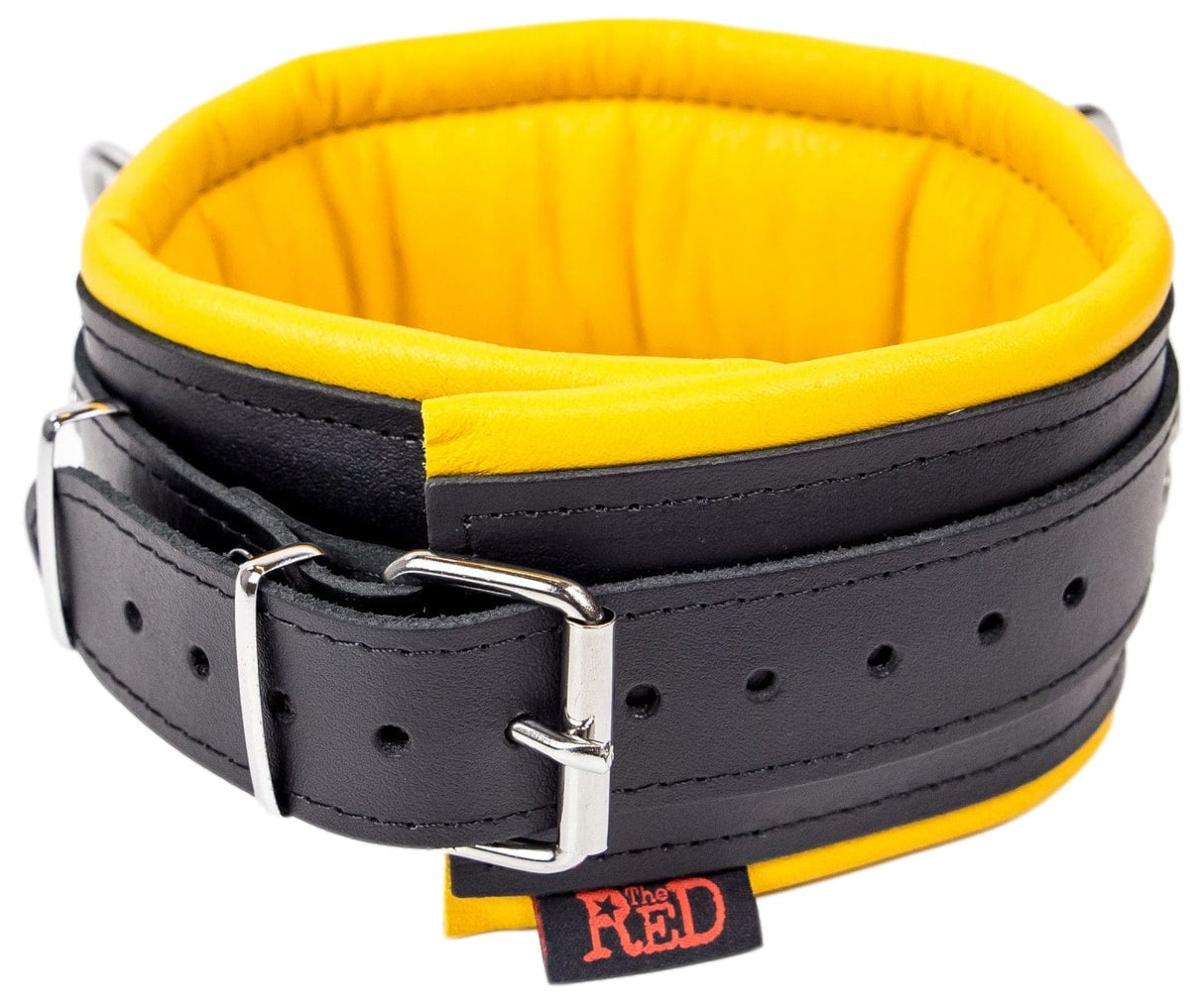 Lederhalsband gepolstert