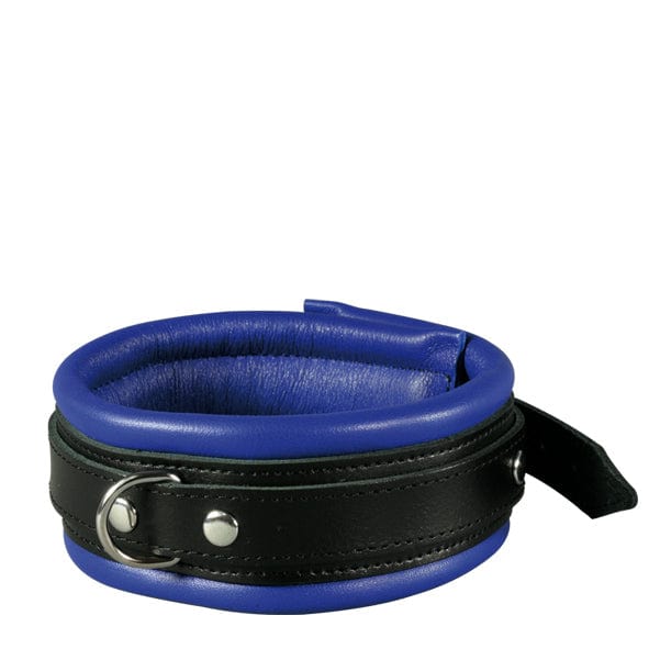Lederhalsband Soft Blau