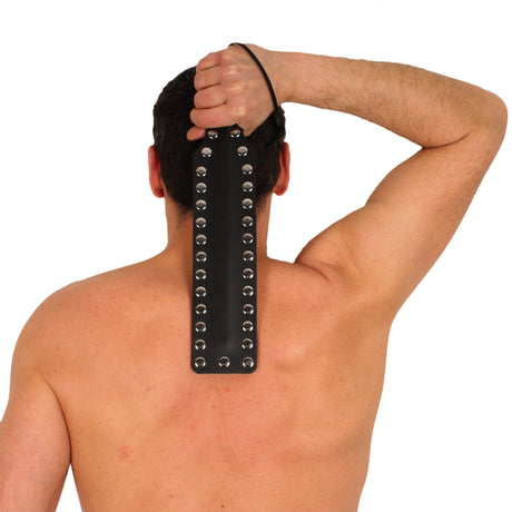 Lederpaddel Metallnieten