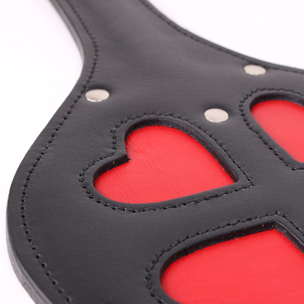 Lederpaddle Herzen