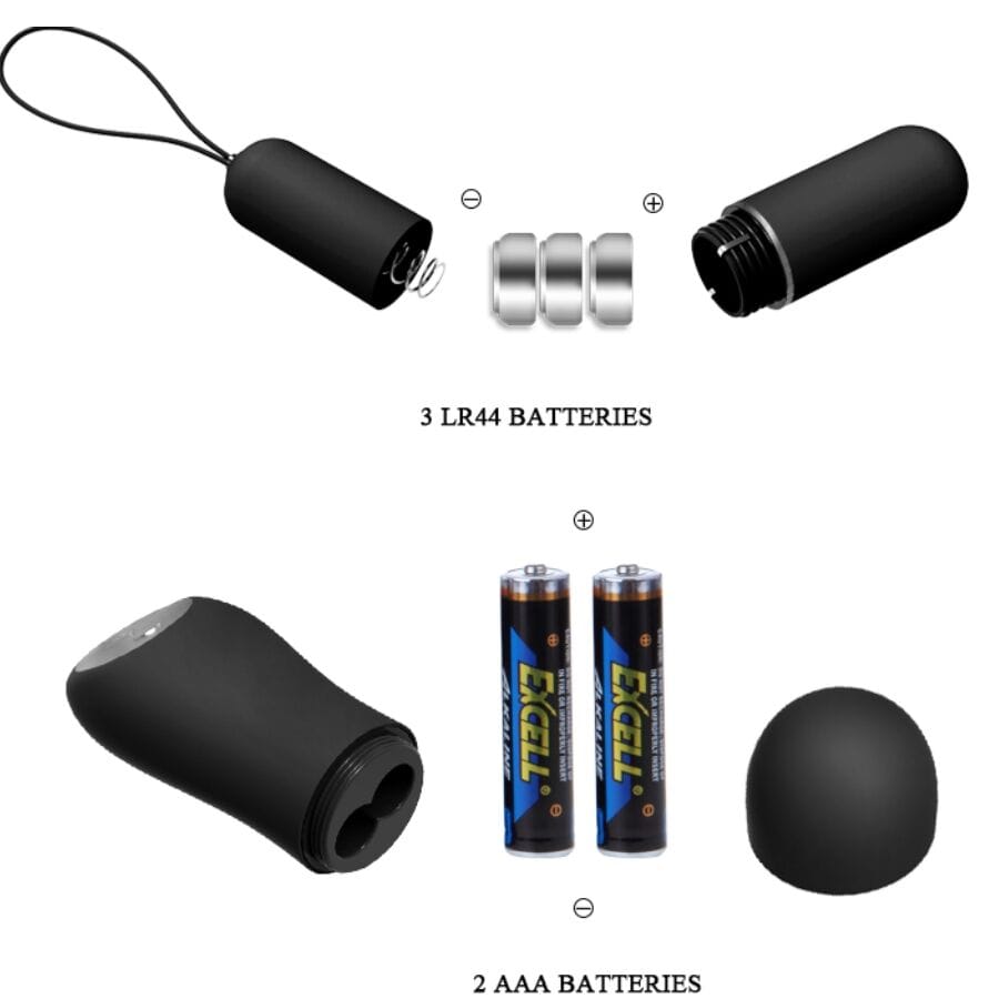 Liebeskugeln Stringtanga mit Vibrationskugel und Fernbedienung Schwarz – Ansicht 6