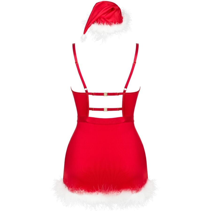 String Fashion Agethe Lc 90607 Chemise + String + Weihnachtsmütze L/XL.4