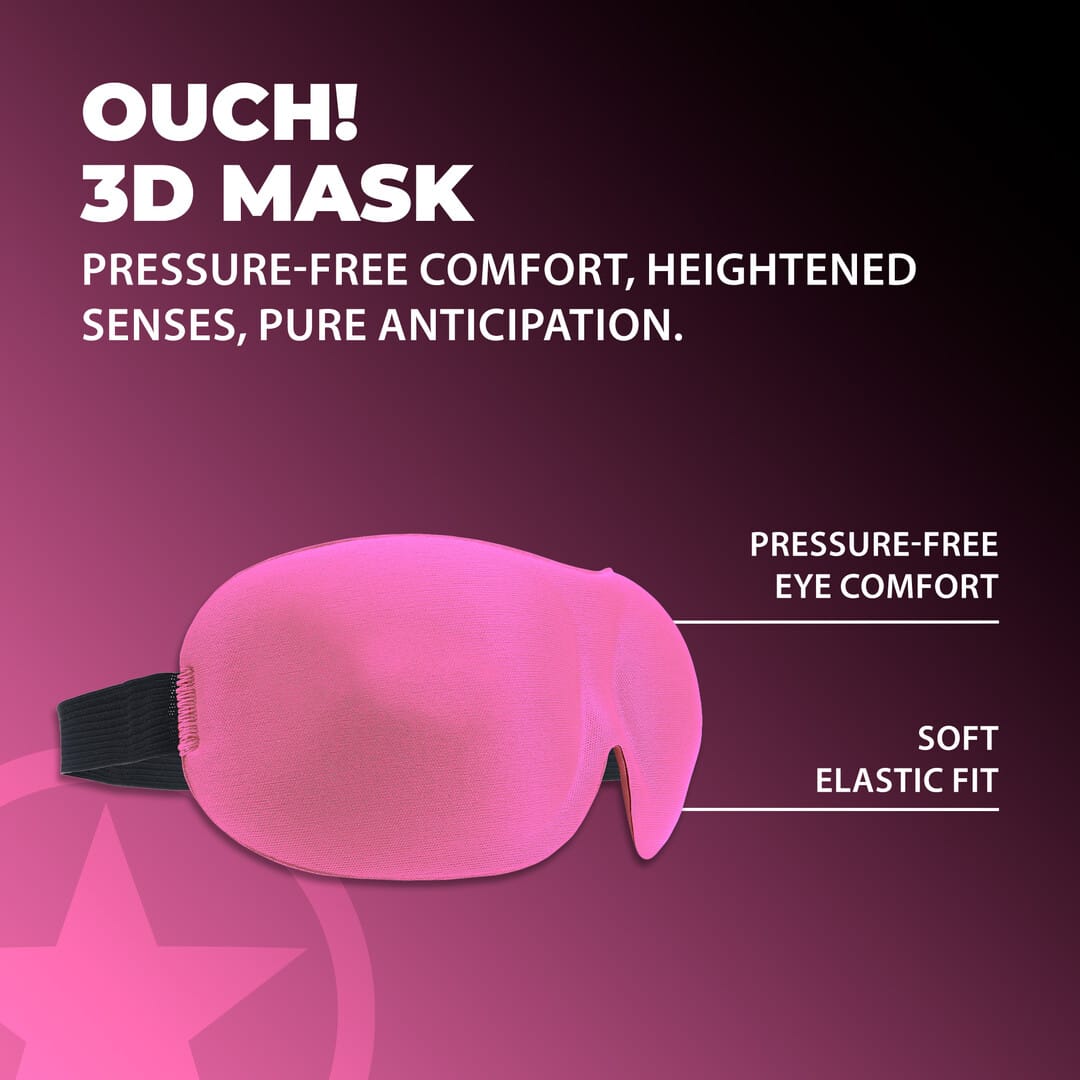 Augenmaske Ouch 3D mit geformten Schalen in vier Farben – Ansicht 14