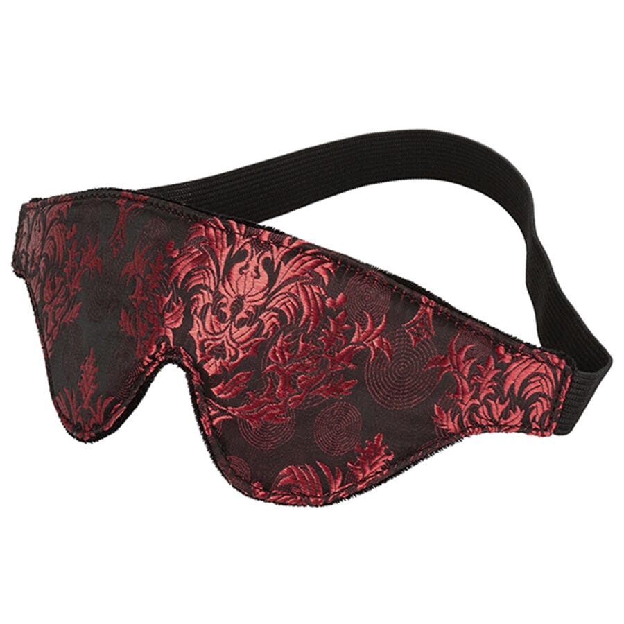 Maske Scandal Blickdichte Augenmaske mit Roten Details