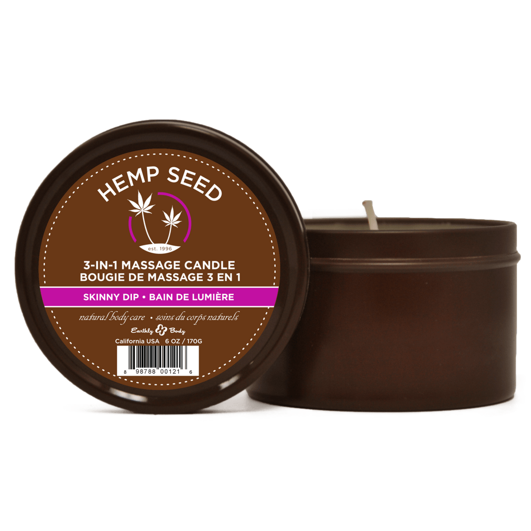Massagekerze Hemp Seed 3-in-1 Skinny Dip 170 g