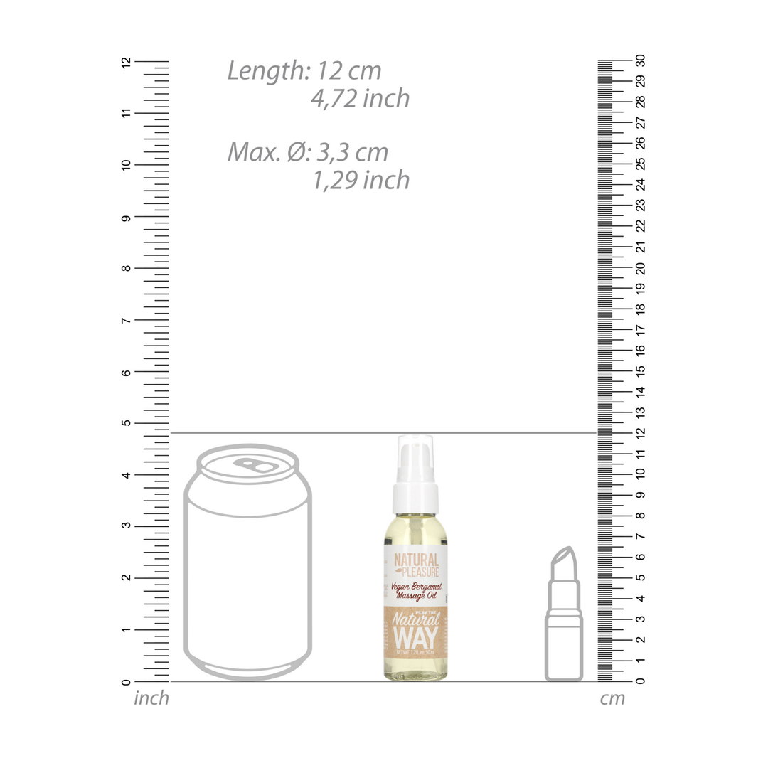 Massageöl Natural Pleasure Bergamotte vegan 50 ml – Ansicht 5