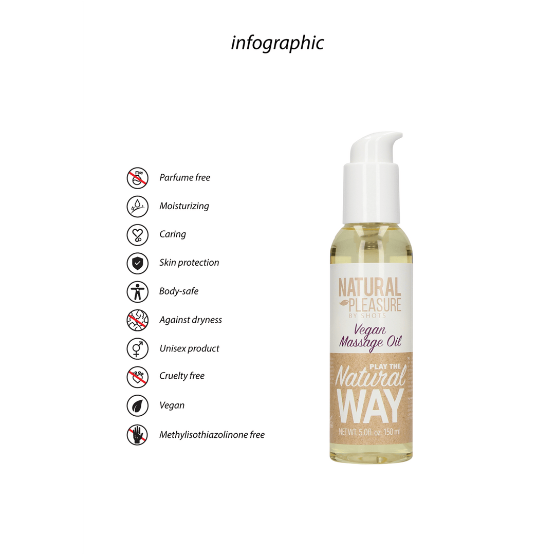 Massageöl Natural Pleasure vegan 150 ml – Ansicht 2