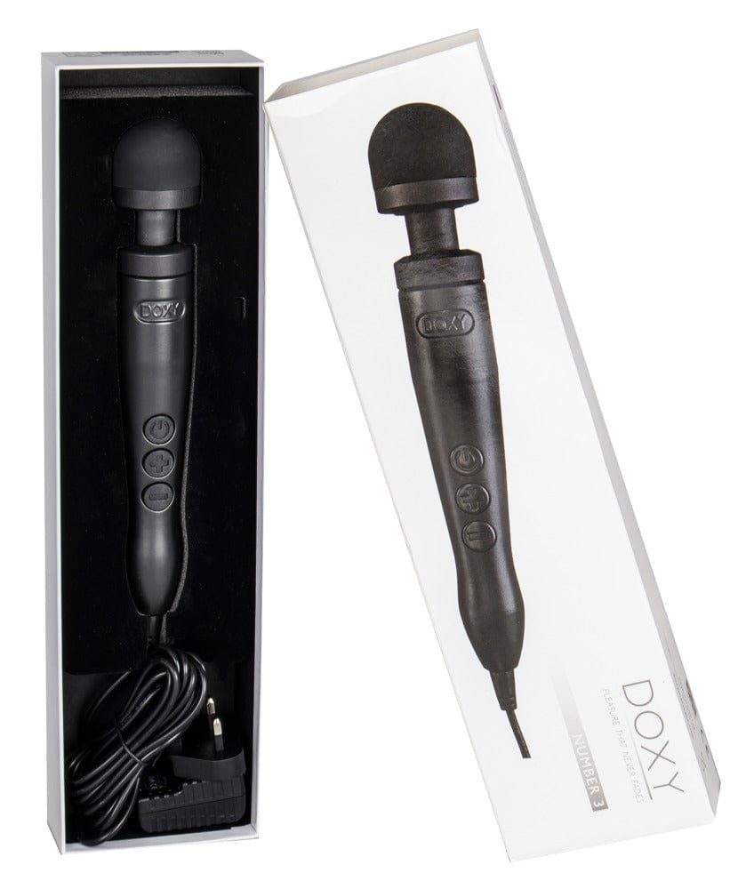 Massagestab Doxy Die Cast Schwarz Matt