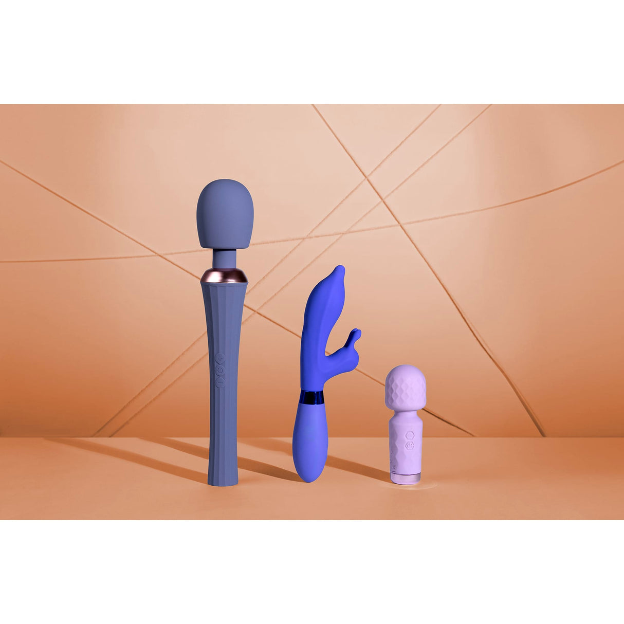 Massagestab Mini Lila Ø 3,8 cm am Kopf – Ansicht 6