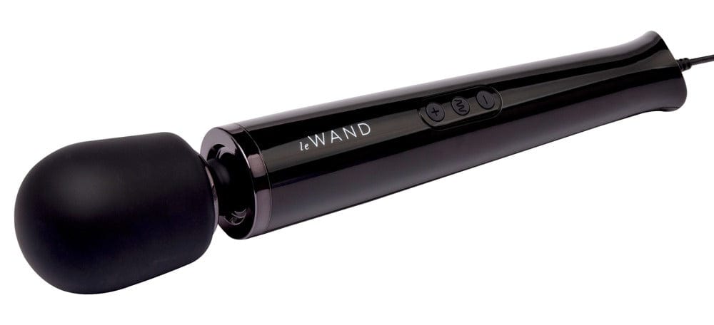 Massagestab Powerfull Plug-In Schwarz