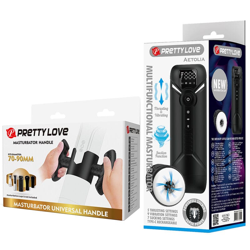 Masturbator Aetola automatisch multifunktional mit Halterung Schwarz – Ansicht 11