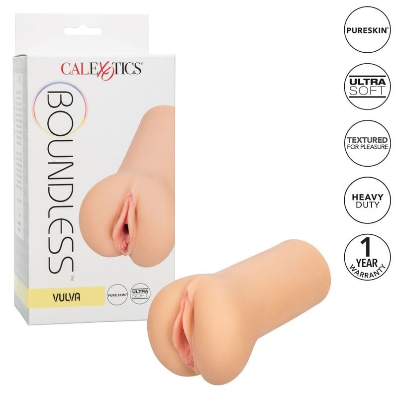 Masturbator Boundless Vulva Stroker Hautfarben 14 x 7,5 cm – Ansicht 2