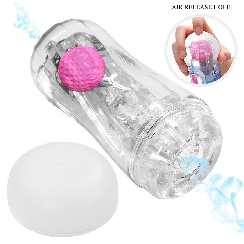 Masturbator-Cup 360° strukturiert Transparent – Ansicht 6