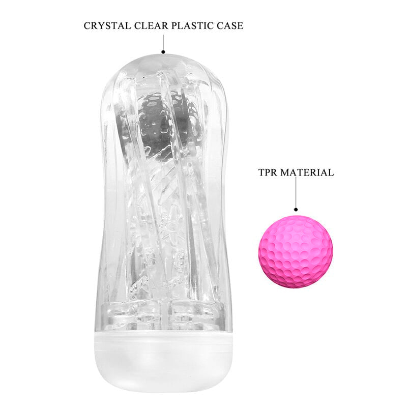 Masturbator-Cup 360° strukturiert Transparent – Ansicht 7