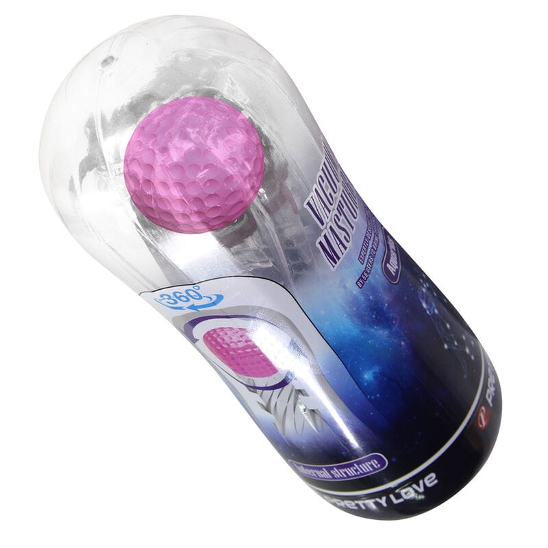 Masturbator-Cup 360° strukturiert Transparent – Ansicht 2