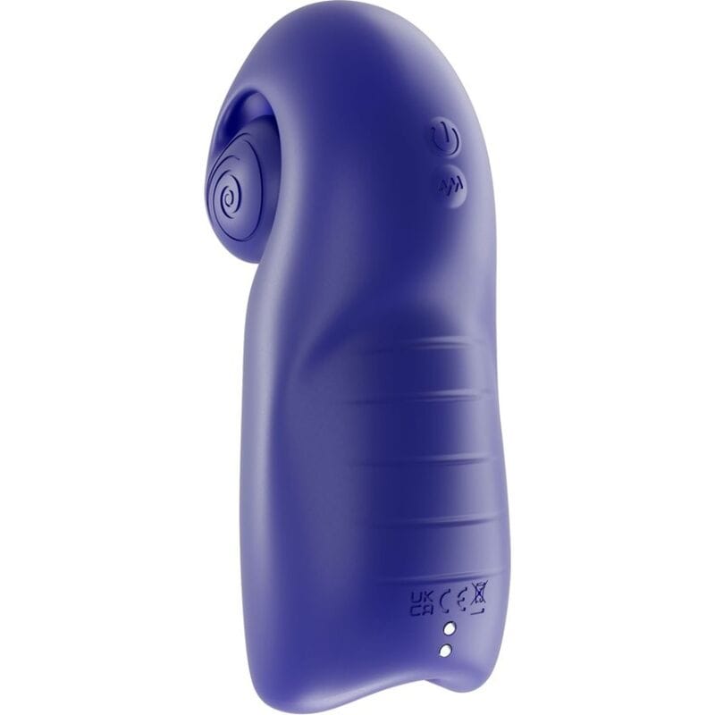 Masturbator Evo Slide 'n' Roll Dunkelblau 14 x 3,5 cm – Ansicht 4