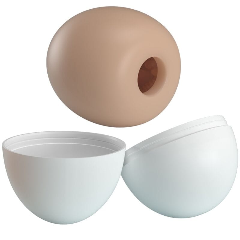 Masturbator-Ei Hautfarbe 5,5 x 6,7 cm – Ansicht 3