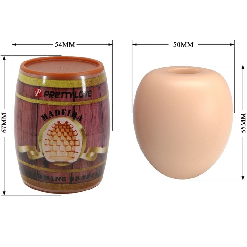 Masturbator-Ei Hautfarbe Modell 2 6,7 x 5,4 cm – Ansicht 8