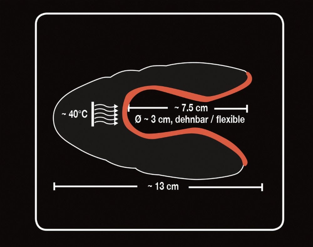 Masturbator Muschel 13 x 3 cm
