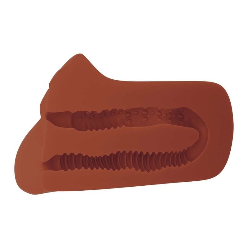 Masturbator PDX Plus Pick Your Pleasure Double Braun 12,7 x 7,6 cm – Ansicht 3
