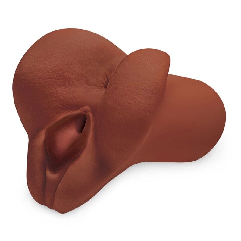 Masturbator PDX Plus Pick Your Pleasure Double Braun 12,7 x 7,6 cm – Ansicht 2