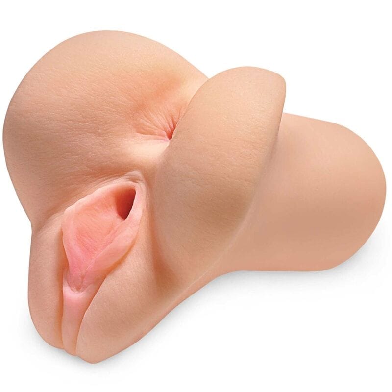 Masturbator PDX Plus Pick Your Pleasure Double Helle Haut 12,7 x 7,6 cm – Ansicht 2