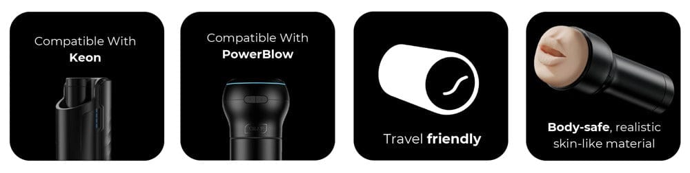 Masturbator Power Blowjob Lips