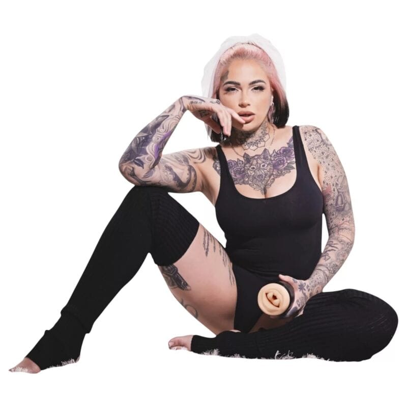 Masturbator Raven Mouth mit realistischer Zunge – Ansicht 5