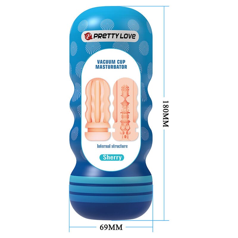 Masturbator Sherry Vagina mit Saugnapf und Innenstruktur – Ansicht 2