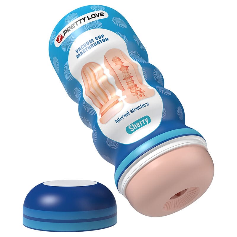 Masturbator Sherry Vagina mit Saugnapf und Innenstruktur – Ansicht 3