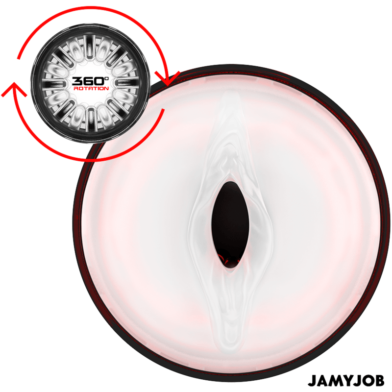 Masturbator Storm Automatischer Vagina- 10 Rotations- und Stossmodi Schwarz