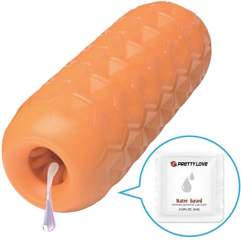 Masturbator Twin Balls Männlicher Orange – Ansicht 7