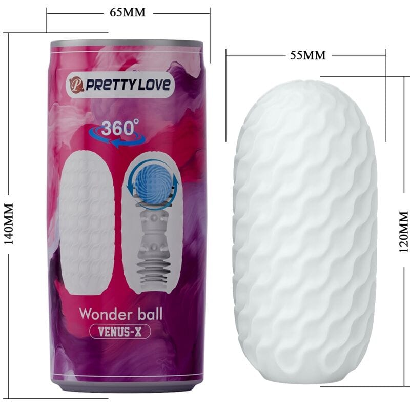 Masturbator Venus Männlicher Modell 3 Weiß – Ansicht 6
