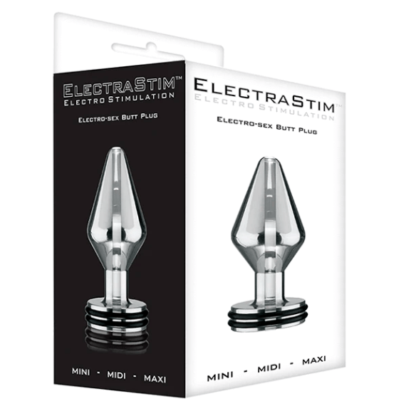 Midi Elektro-Analplug Größe M 7 x 2,75 cm – Ansicht 2