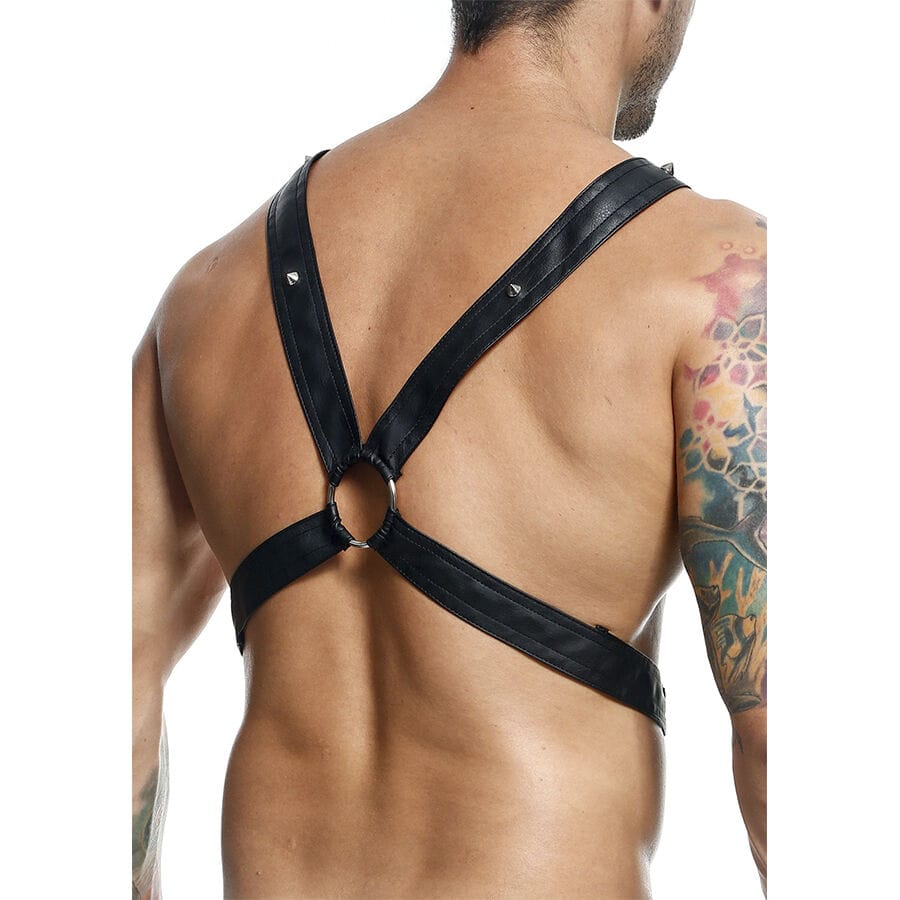 Strap-on Dngeon Gekreuztes Schwarzes Kettengeschirr Eine.2