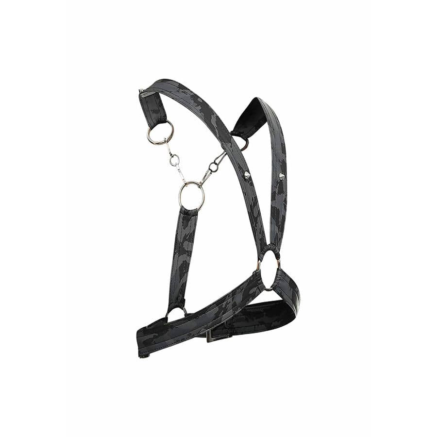 Strap-on Dngeon Silbernes Harness mit Ketten Eine.7