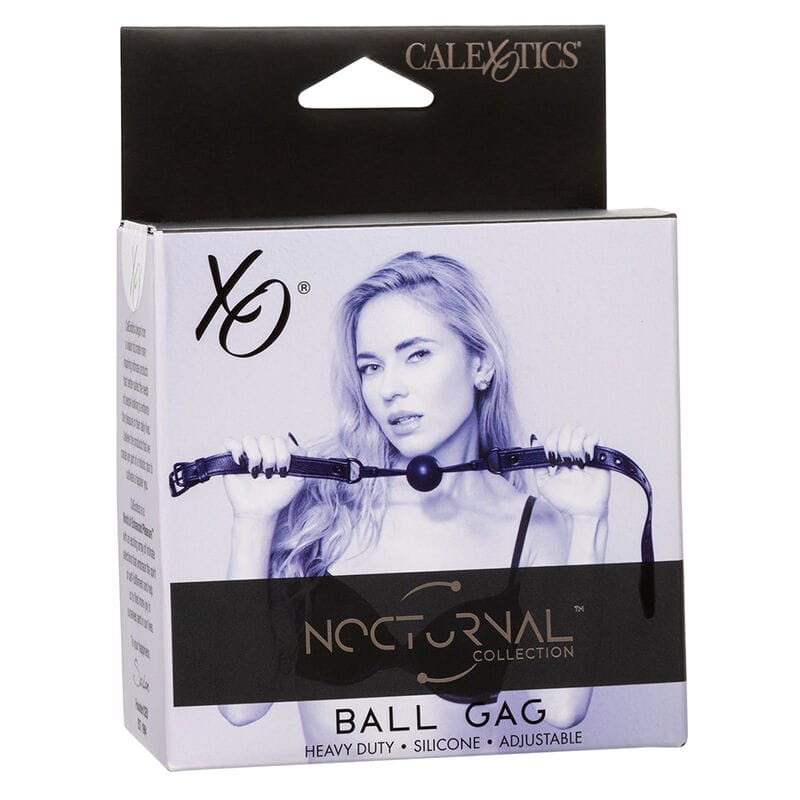 Mundknebel Nocturnal Ball Gag Silikon Schwarz – Ansicht 7