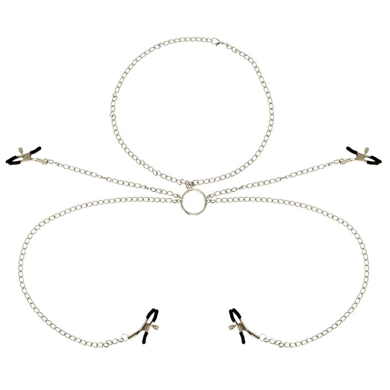 Nippelklemmen Fetisch 4 mit Kette